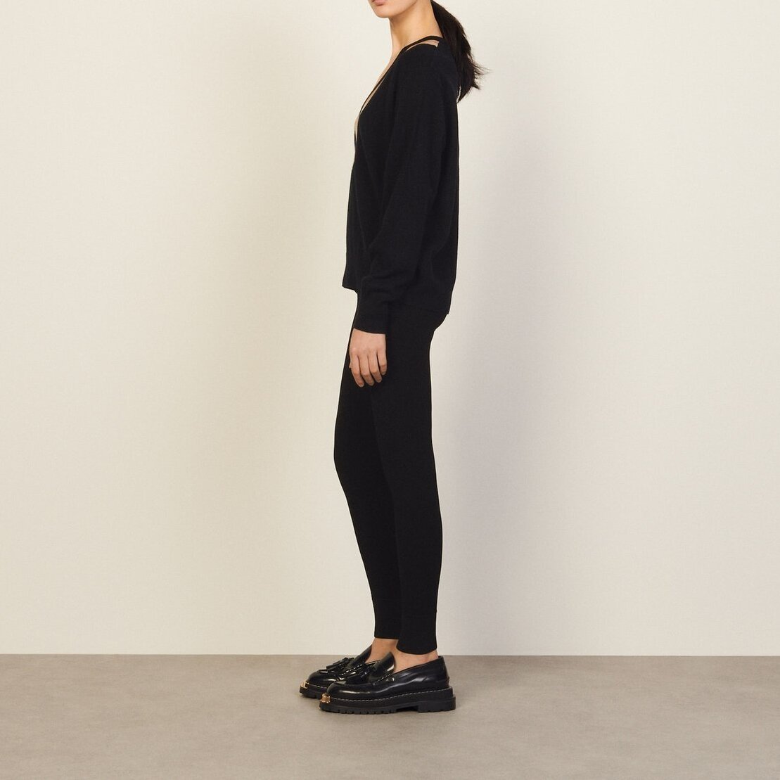Wool and cashmere Sweater Sandro second-hand photo 4