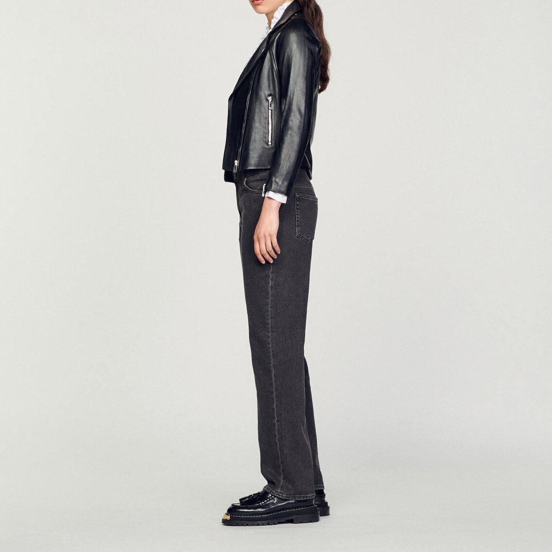 Schwarz Jacke Sandro Second-Hand photo 6