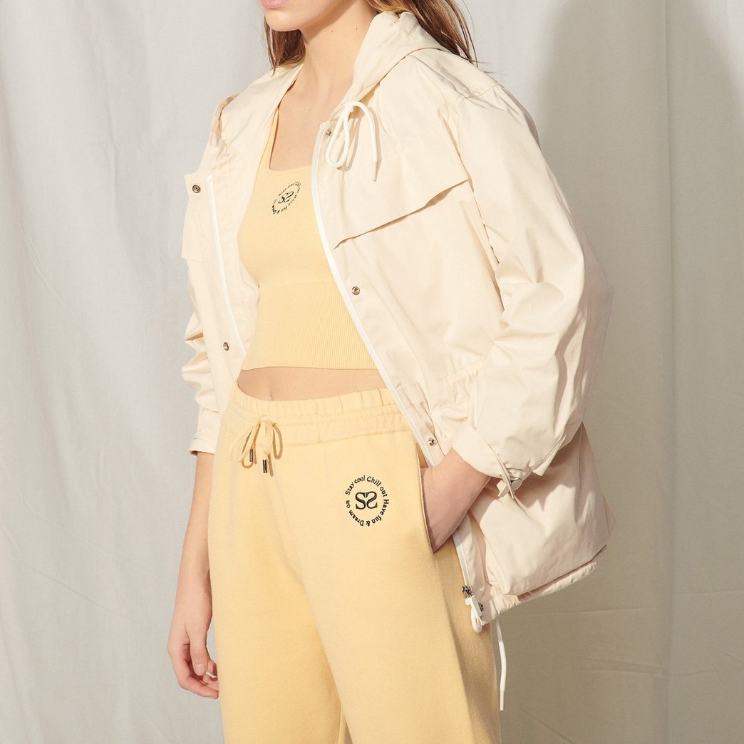 Blouson en nylon à capuche Sandro seconde main photo 1
