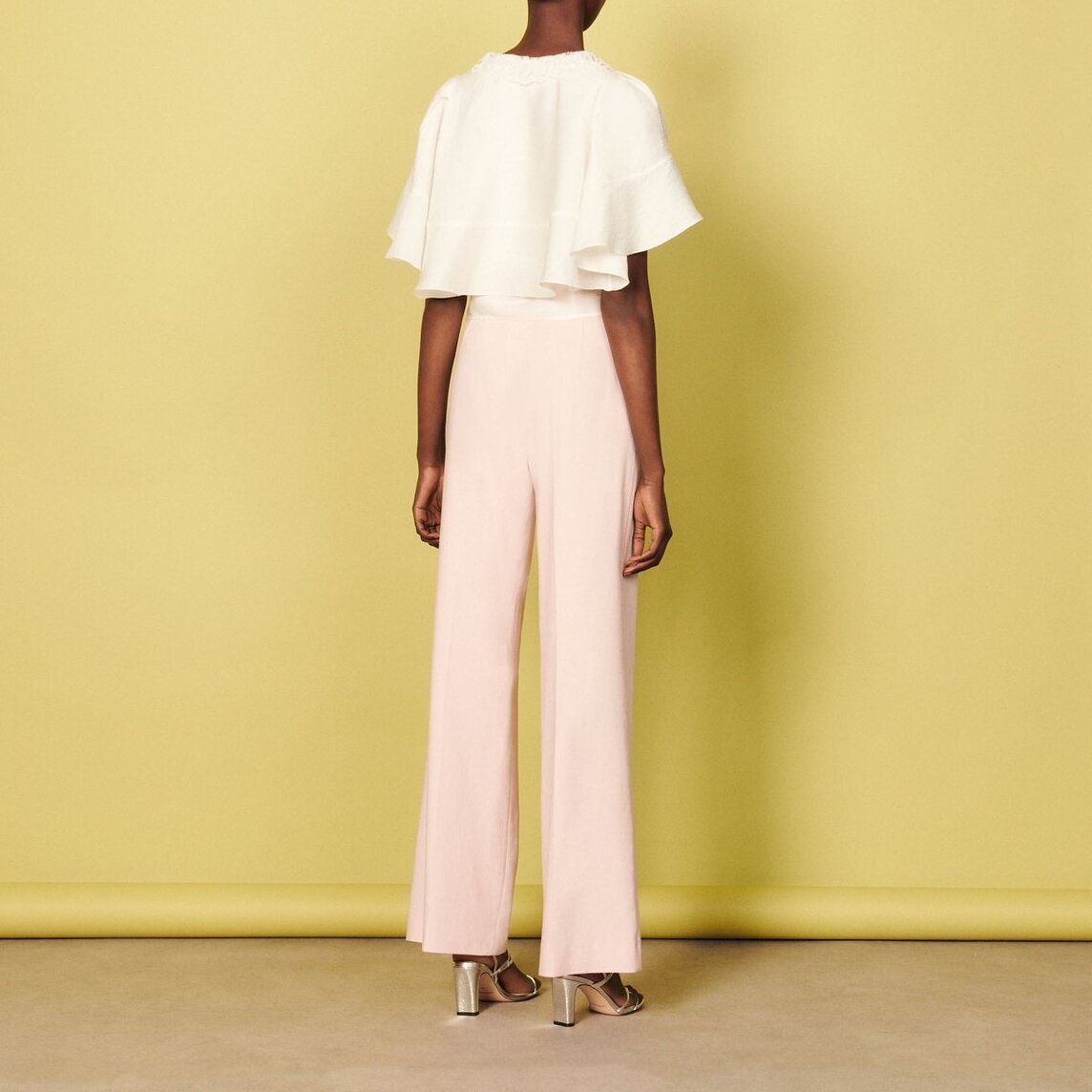 High-waisted Trousers Sandro second-hand photo 3