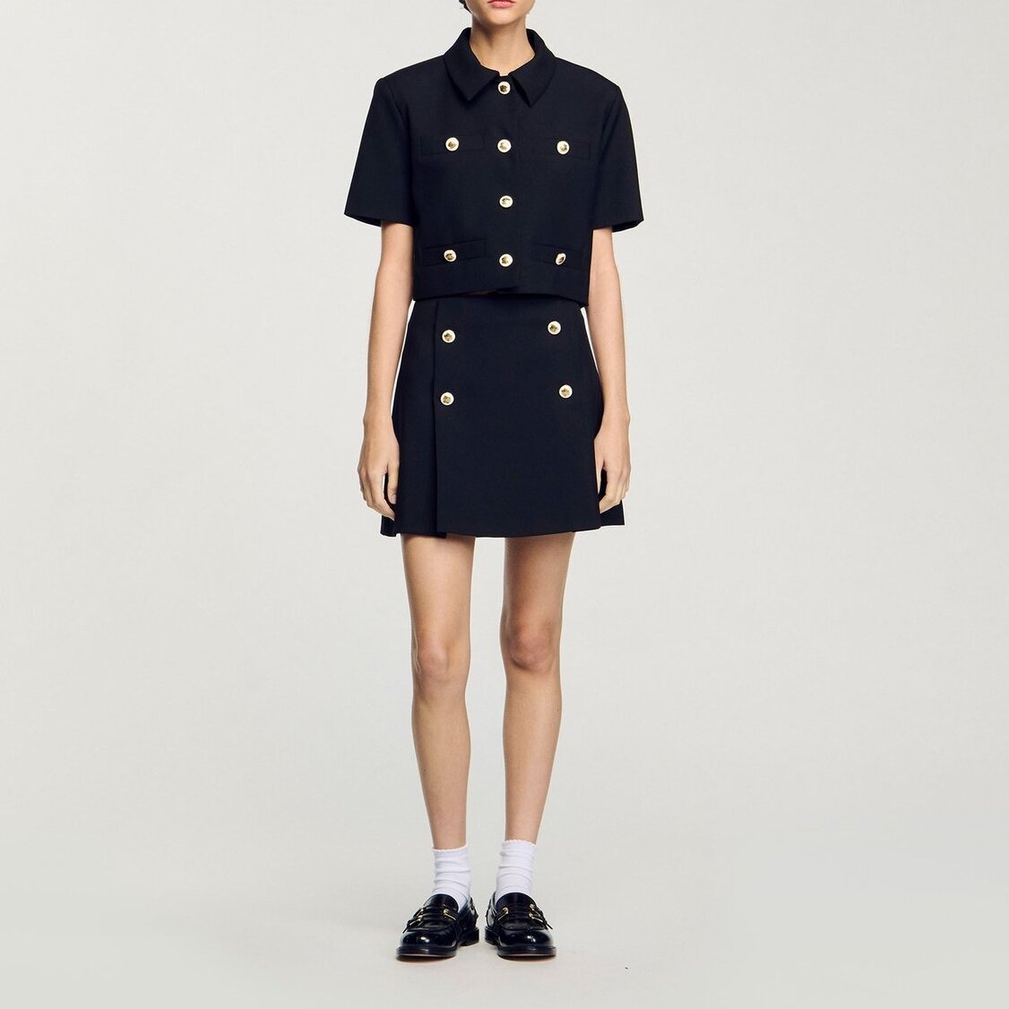Short pleated skirt Sandro second-hand photo 4