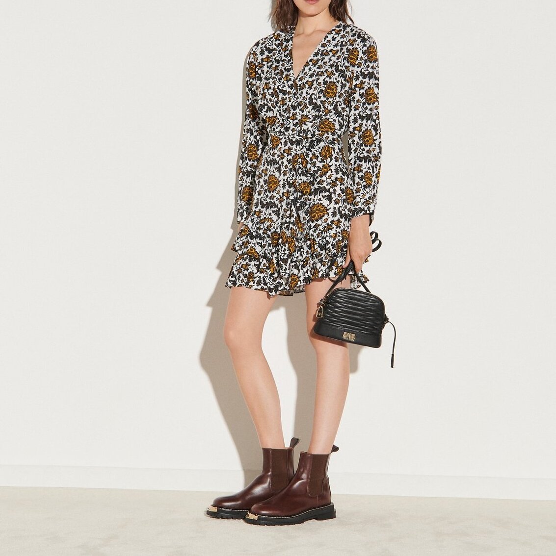 Short printed dress Sandro second-hand photo 1