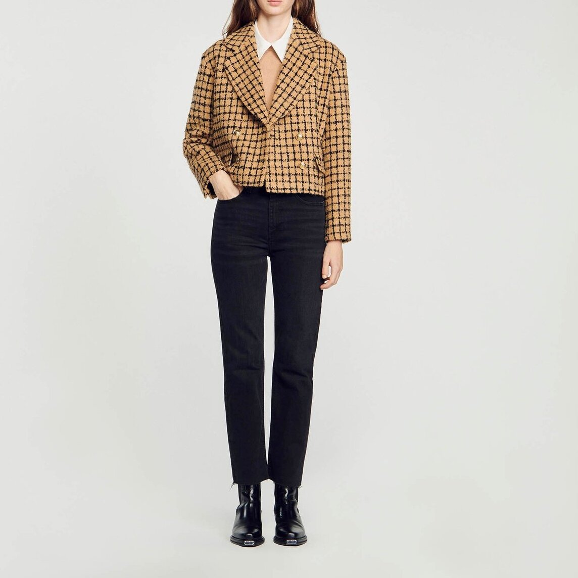 Tweed Jacket Sandro second-hand photo 2