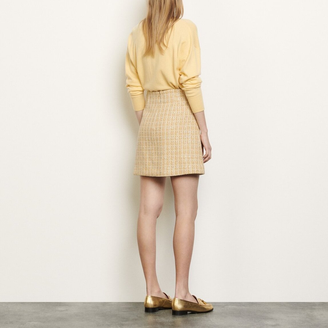 Short tweed skirt Sandro second-hand photo 2