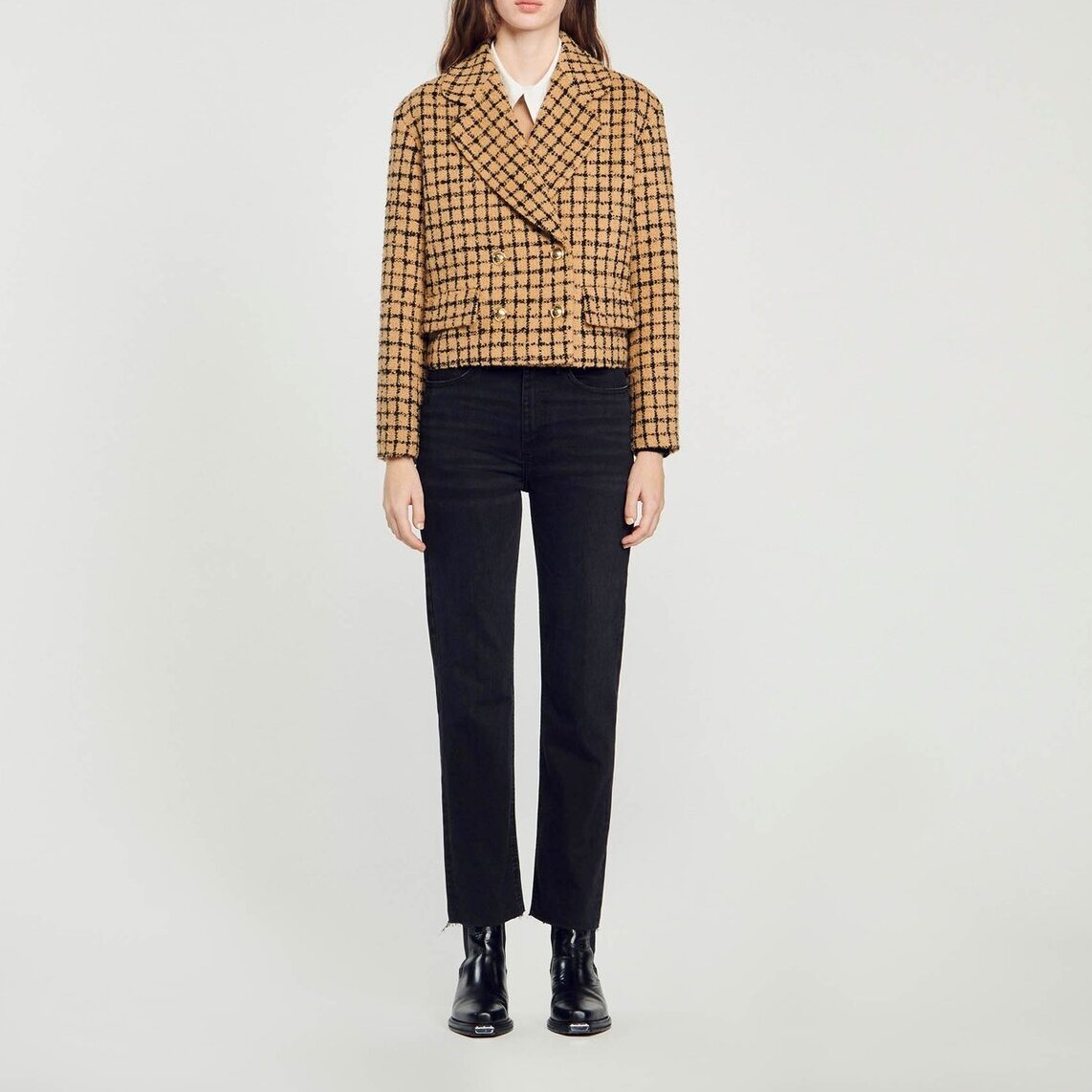 Tweed Jacket Sandro second-hand photo 3