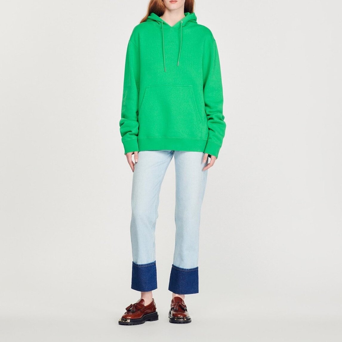 Geborduurde herenhoody van biokatoen Sandro tweedehands photo 2