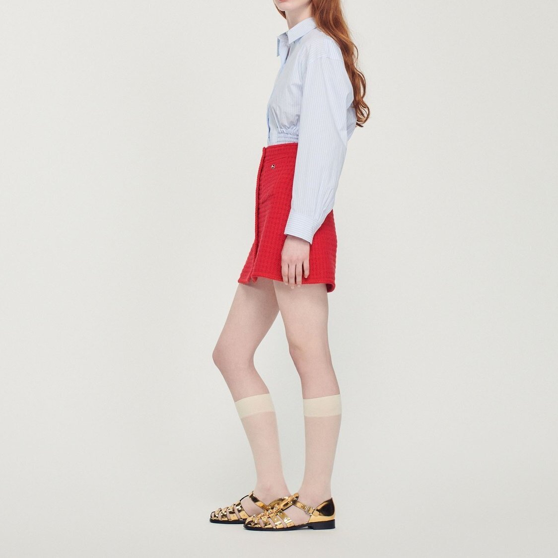 Short knitted skirt Sandro second-hand photo 7