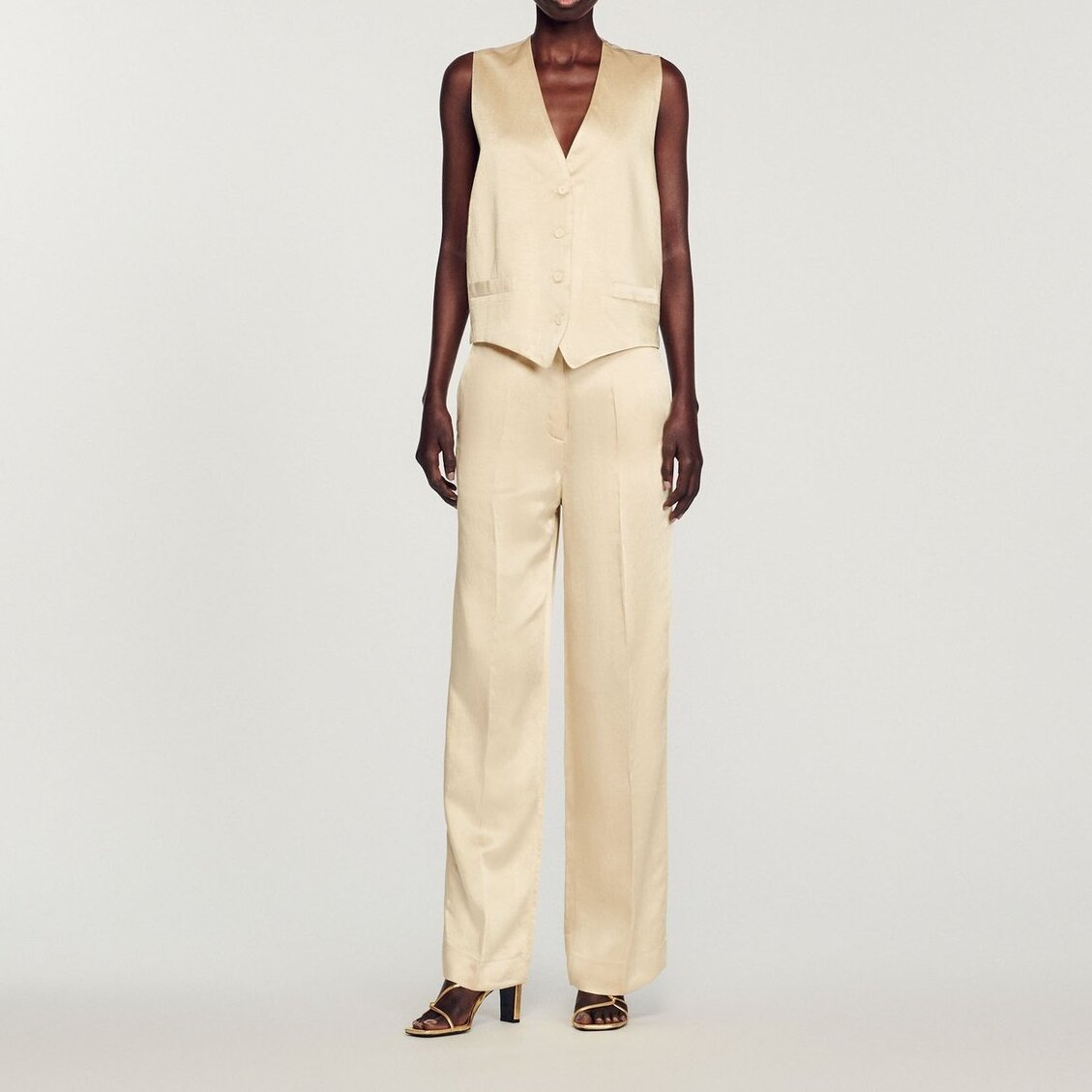 Gilet de costume Sandro seconde main photo 3