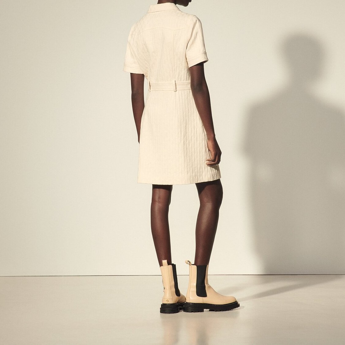 Double S jacquard dress Sandro second-hand photo 3