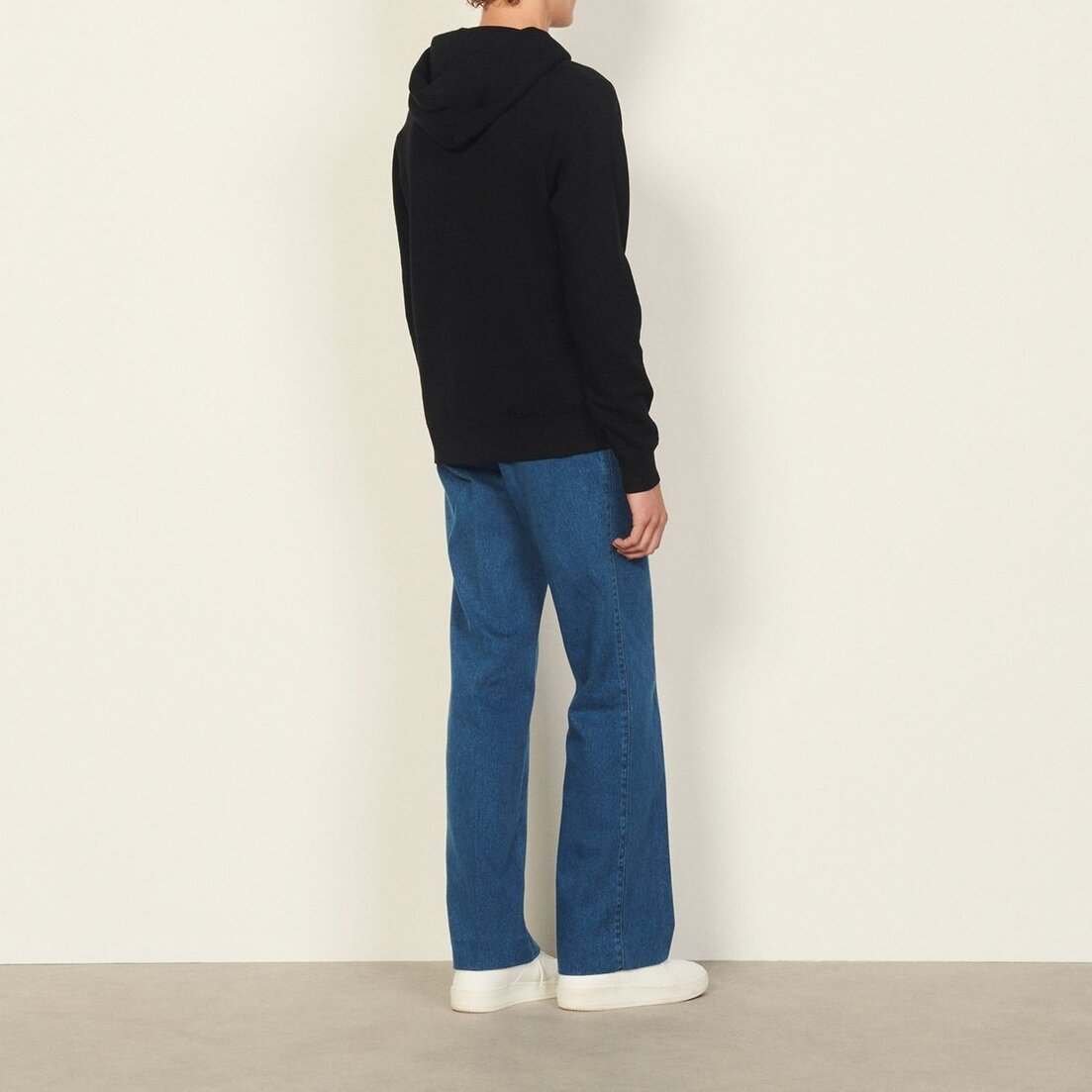 Sweat hoodie avec broderie logo Sandro seconde main photo 3