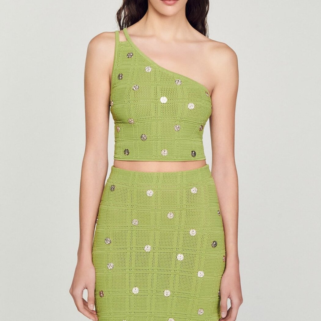 Knitted crop top Sandro second-hand photo 5
