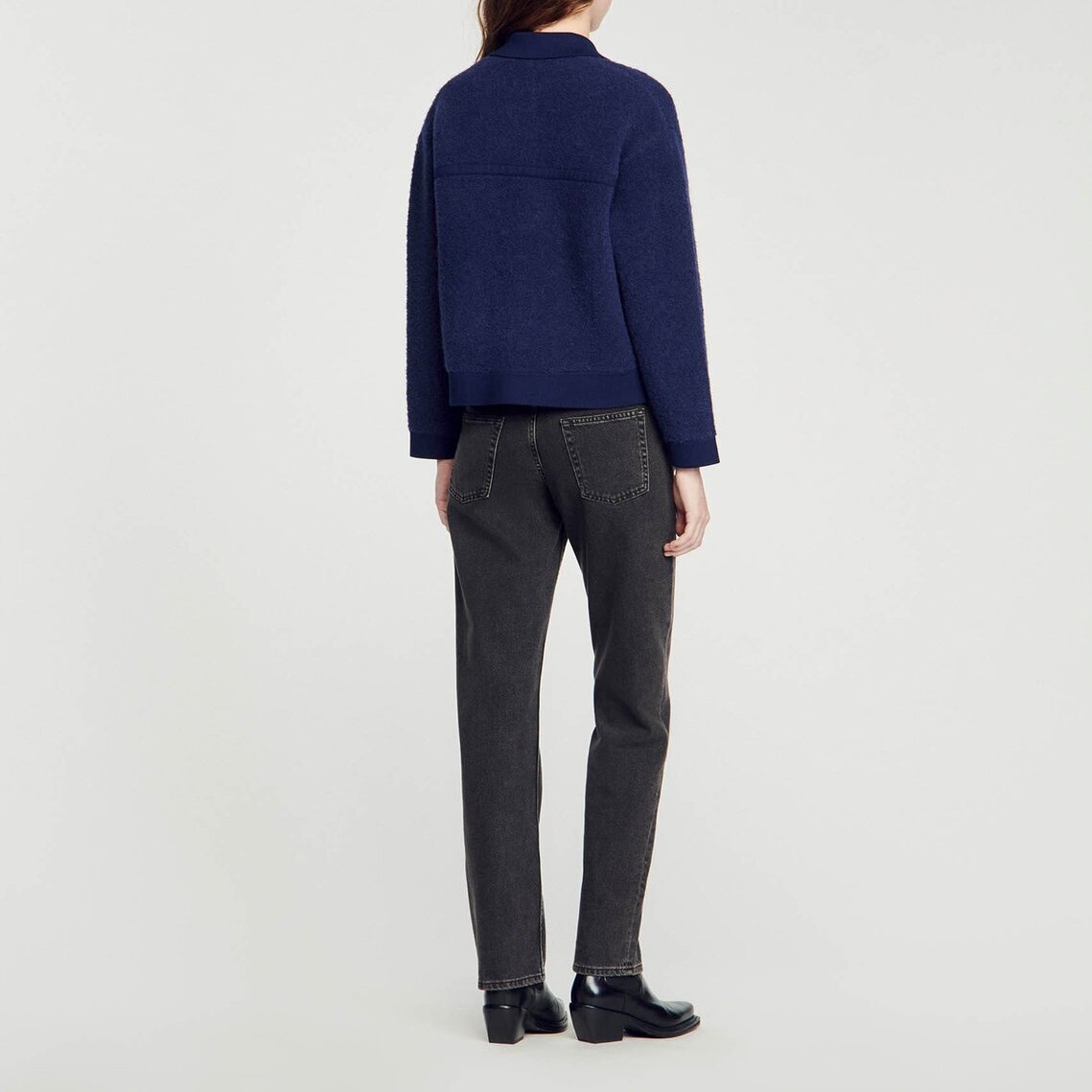 Terry knit cardicoat Sandro second-hand photo 6