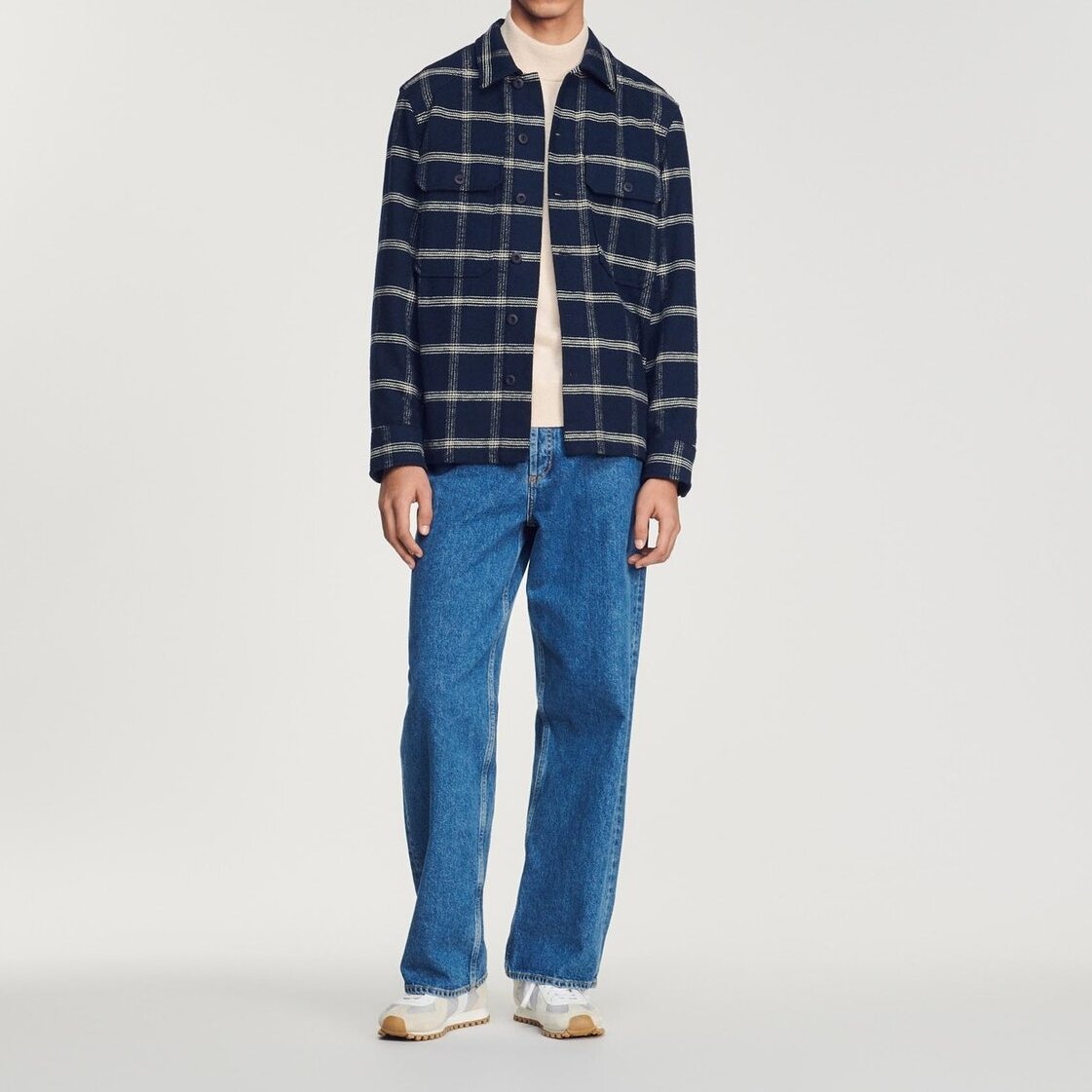 Check overshirt Sandro second-hand photo 3