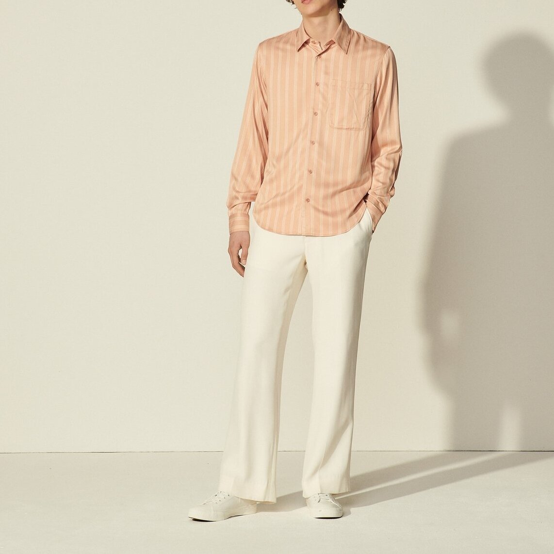 Flow Peach pink-white