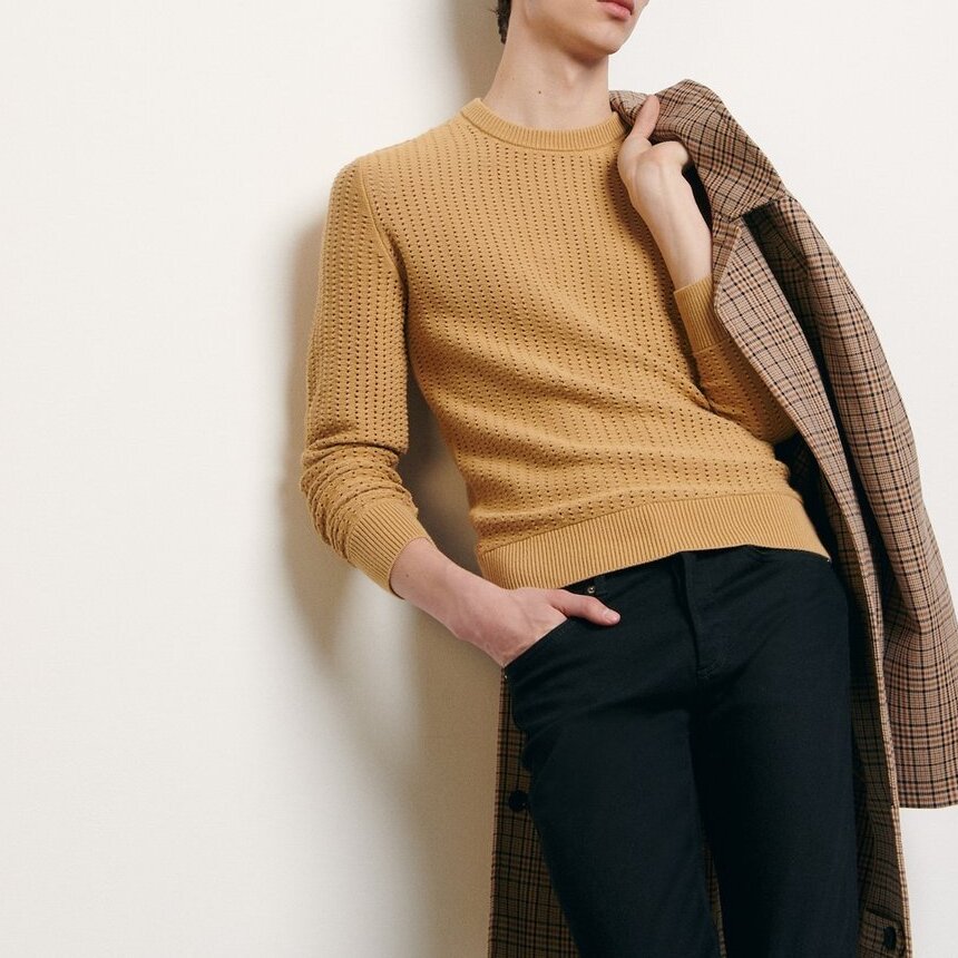 Openwork knit Sweater Sandro second-hand photo 1