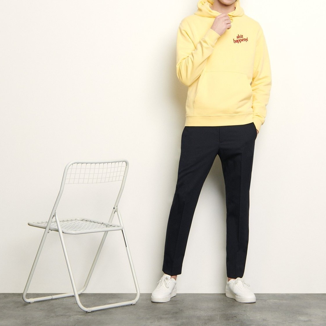 Hoodie with lettering Sandro second-hand photo 1