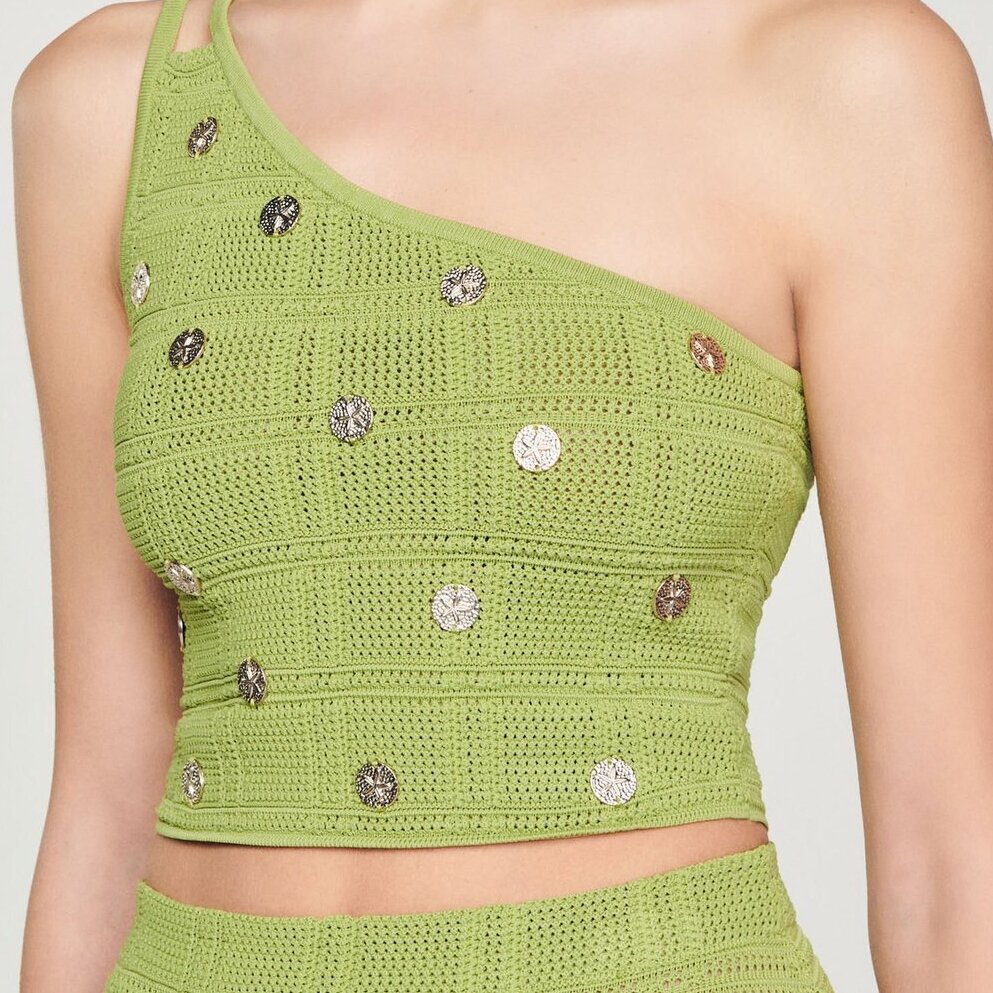 Knitted crop top Sandro second-hand photo 4
