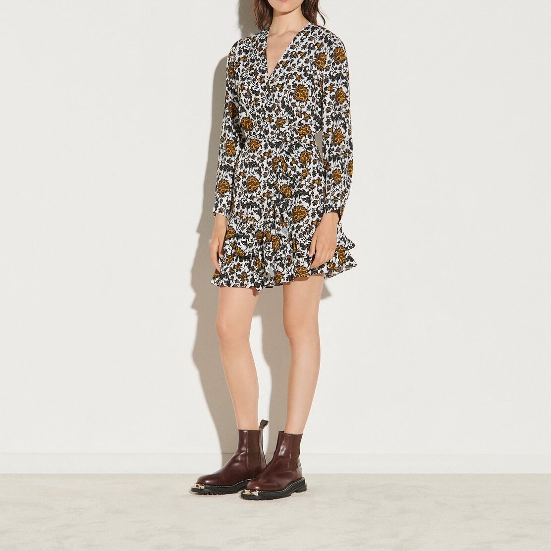 Short printed dress Sandro second-hand photo 4