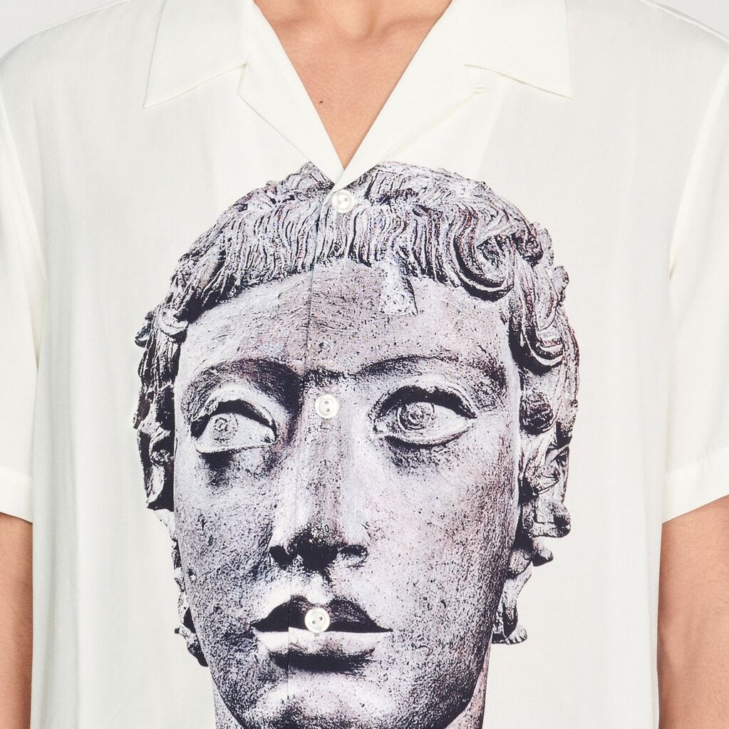 Camisa con estampado de busto Sandro segunda mano photo 3