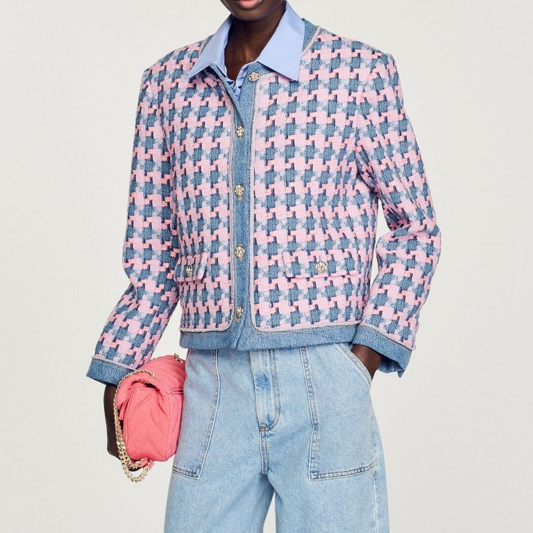 Chaqueta de tweed Sandro segunda mano photo 5