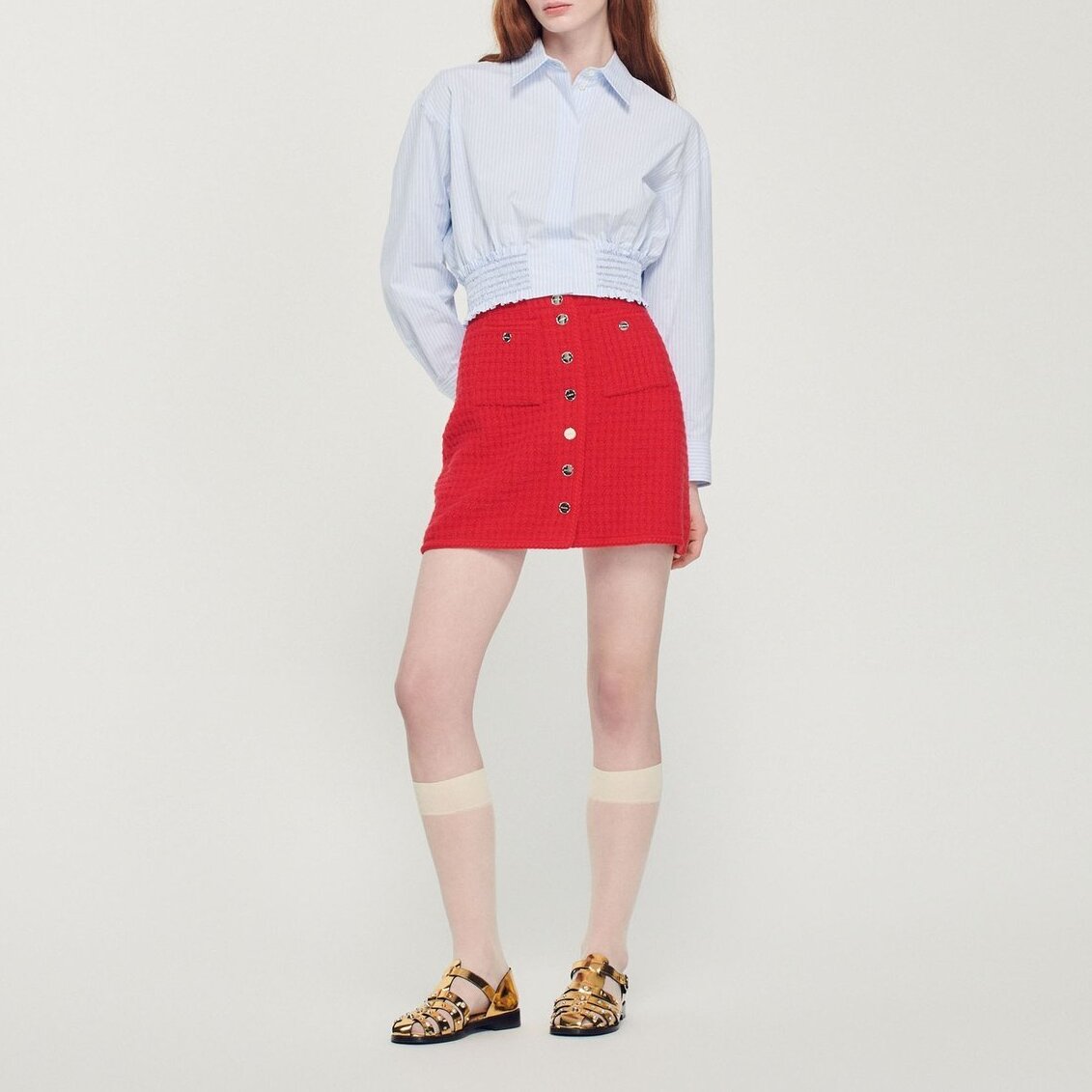 Short knitted skirt Sandro second-hand photo 2