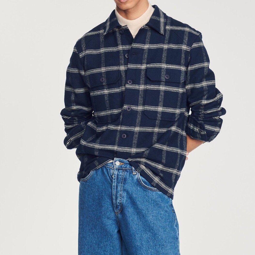 Check overshirt Sandro second-hand photo 2