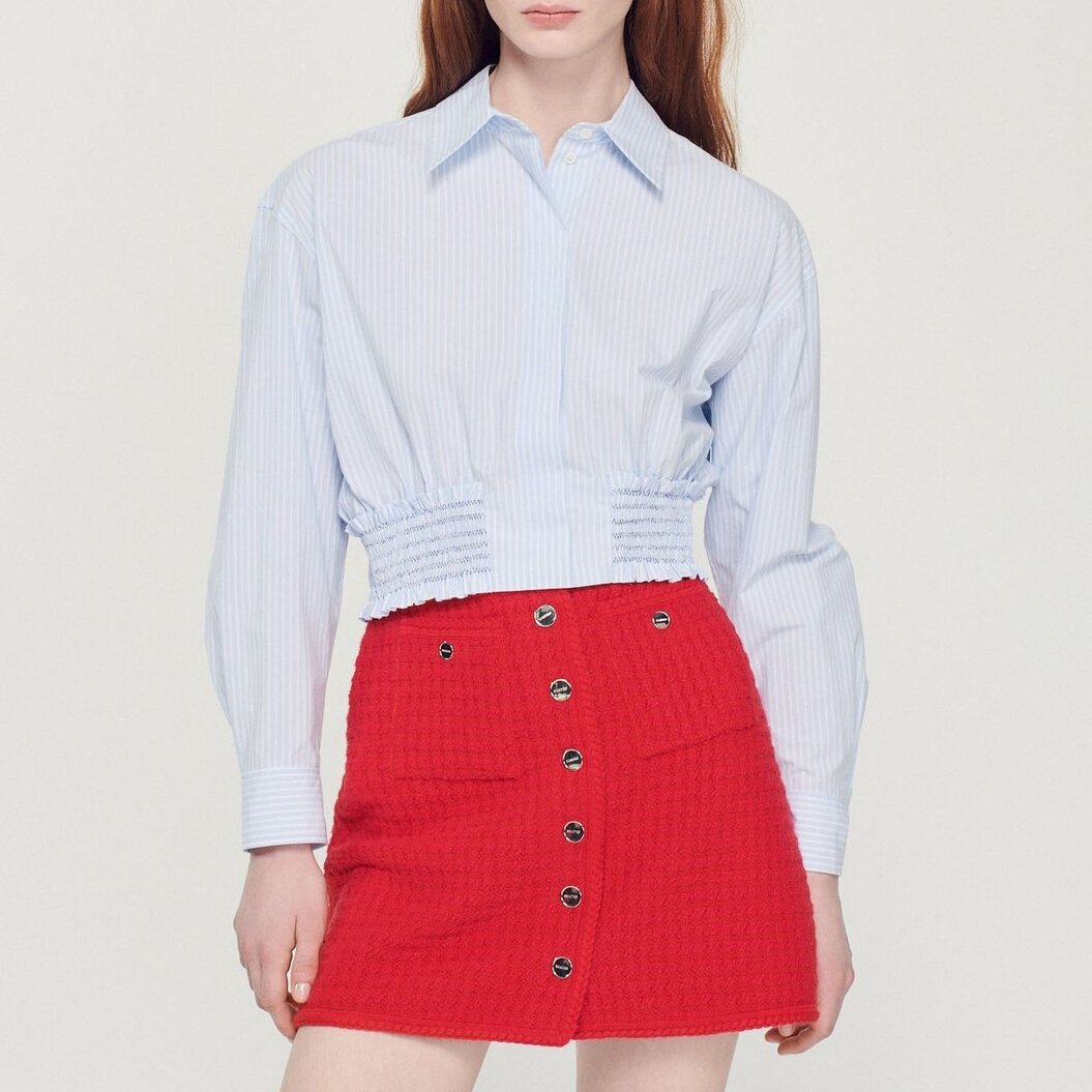 Short knitted skirt Sandro second-hand photo 5