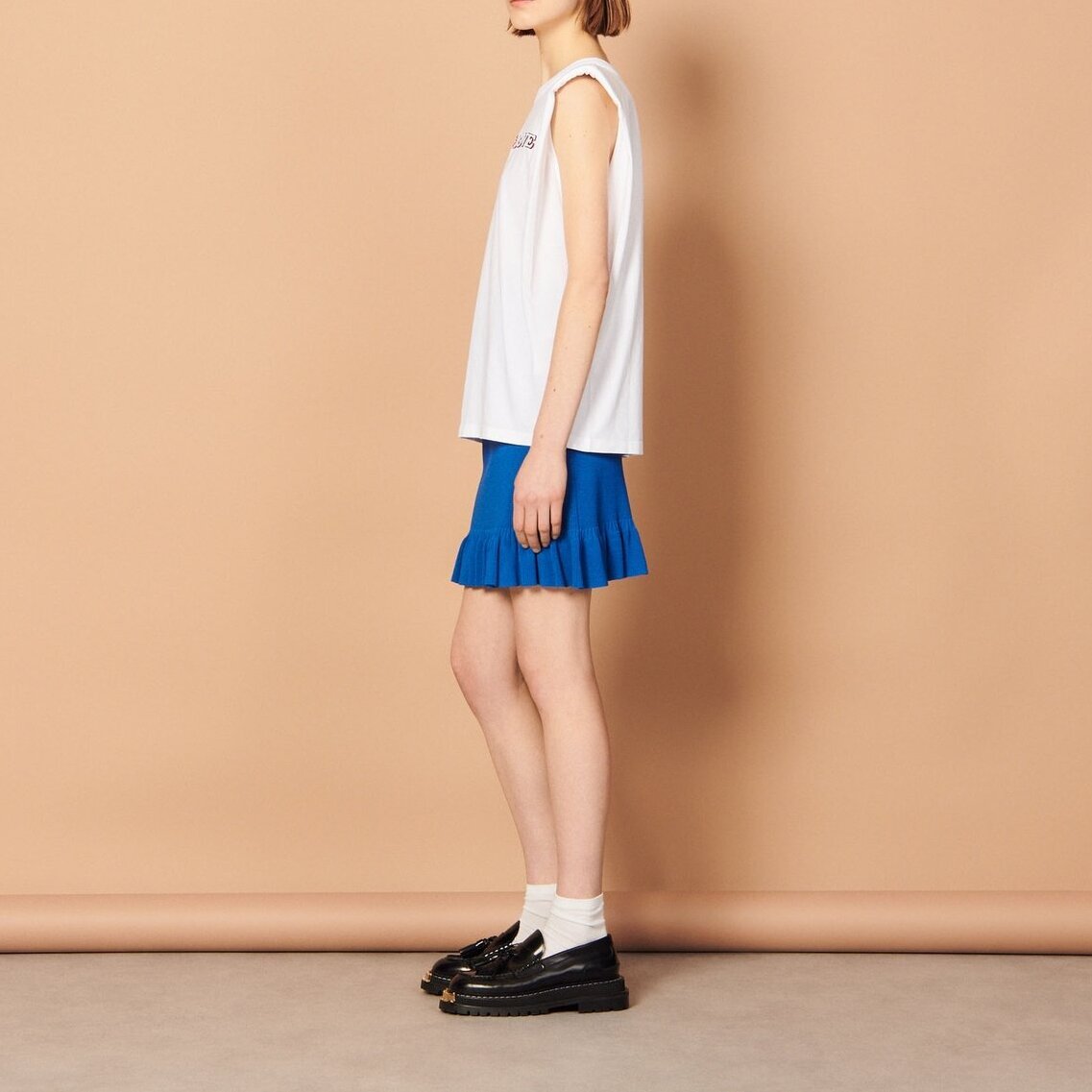 Smiley® Organic cotton T-shirt Sandro second-hand photo 4