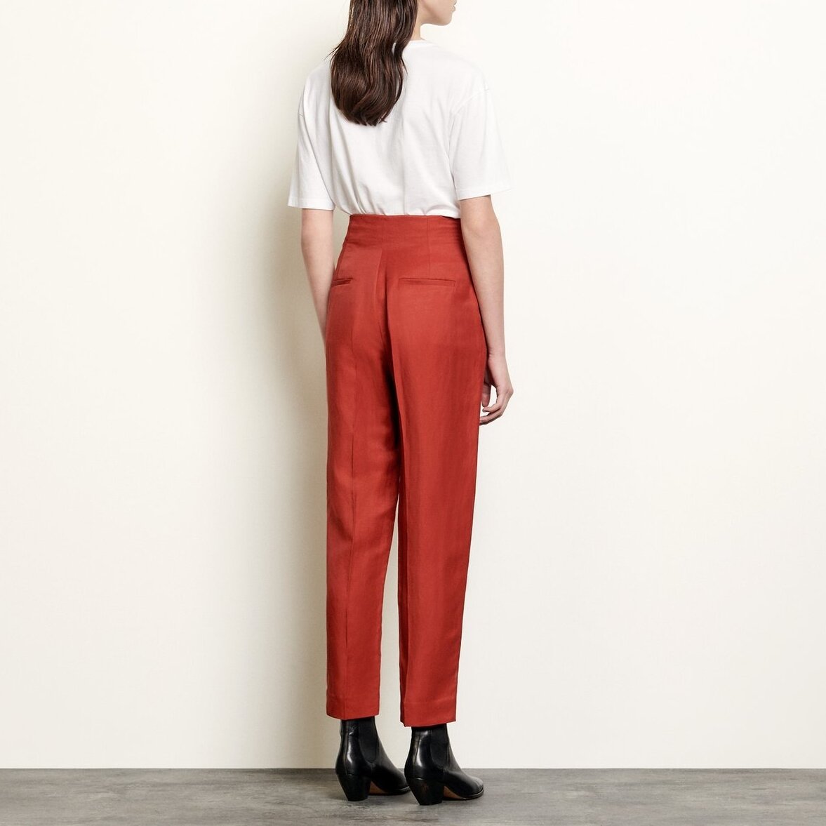 Wool wrapover Skirt with slit Sandro tweedehands photo 2