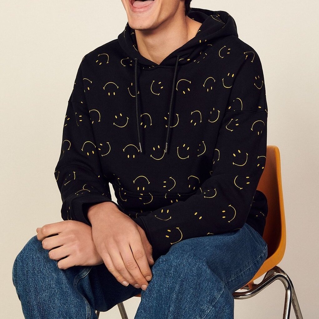 Smiley® Hoodie mit Print Sandro tweedehands photo 2