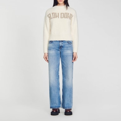 Pull Ecru Sandro seconde main photo 2