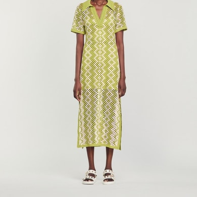 Robe tunique en crochet Sandro seconde main photo 2