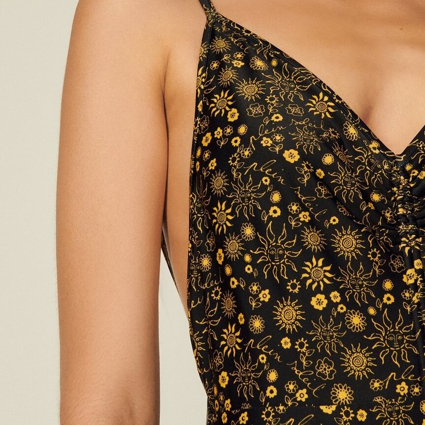 One-piece printed swimsuit Sandro second-hand photo 4