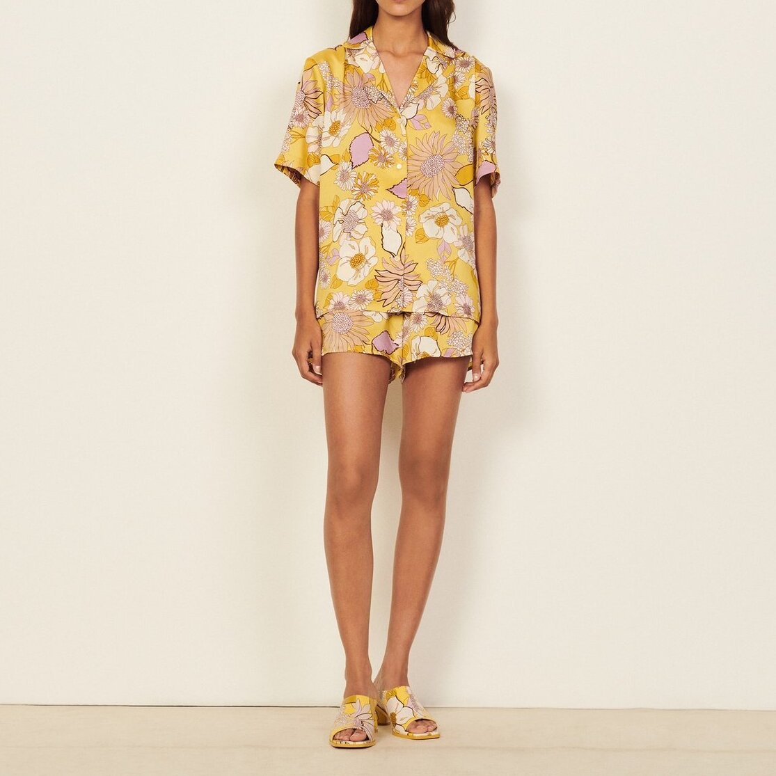 Printed pyjama shirt Sandro second-hand photo 4