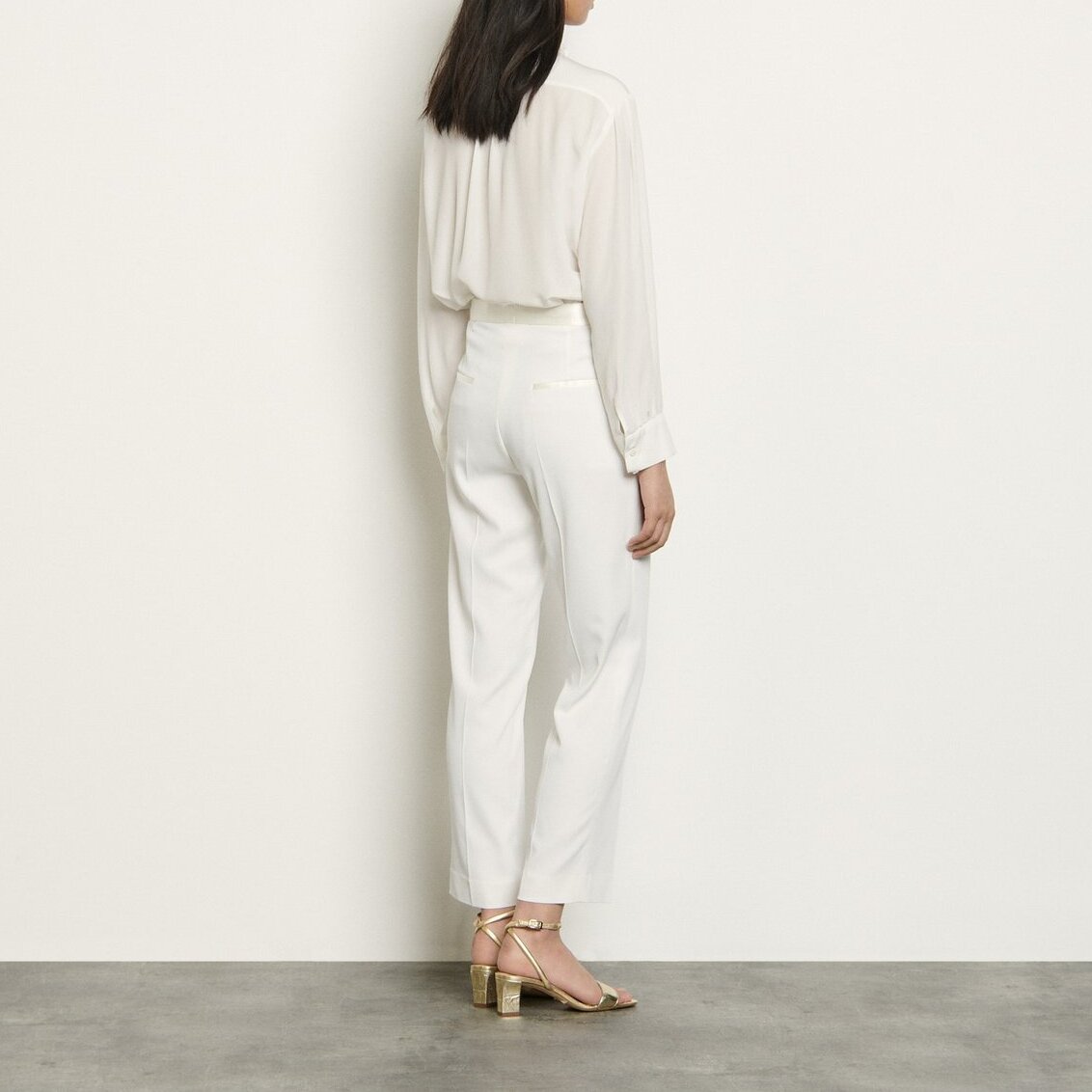 Lurex knit Top with puff sleeves Sandro tweedehands photo 2