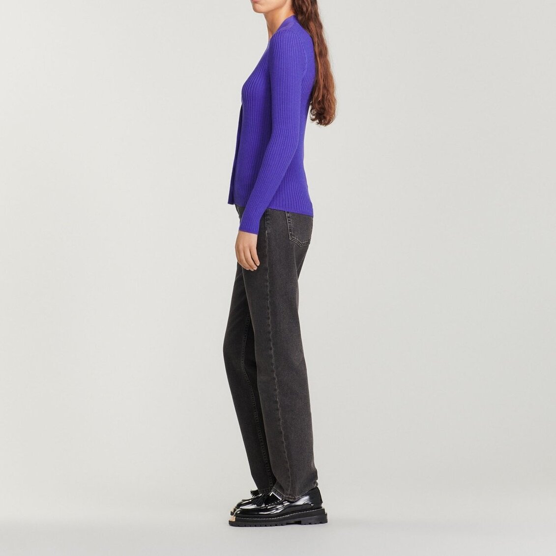 Cardigan in certified viscose Sandro second-hand photo 7