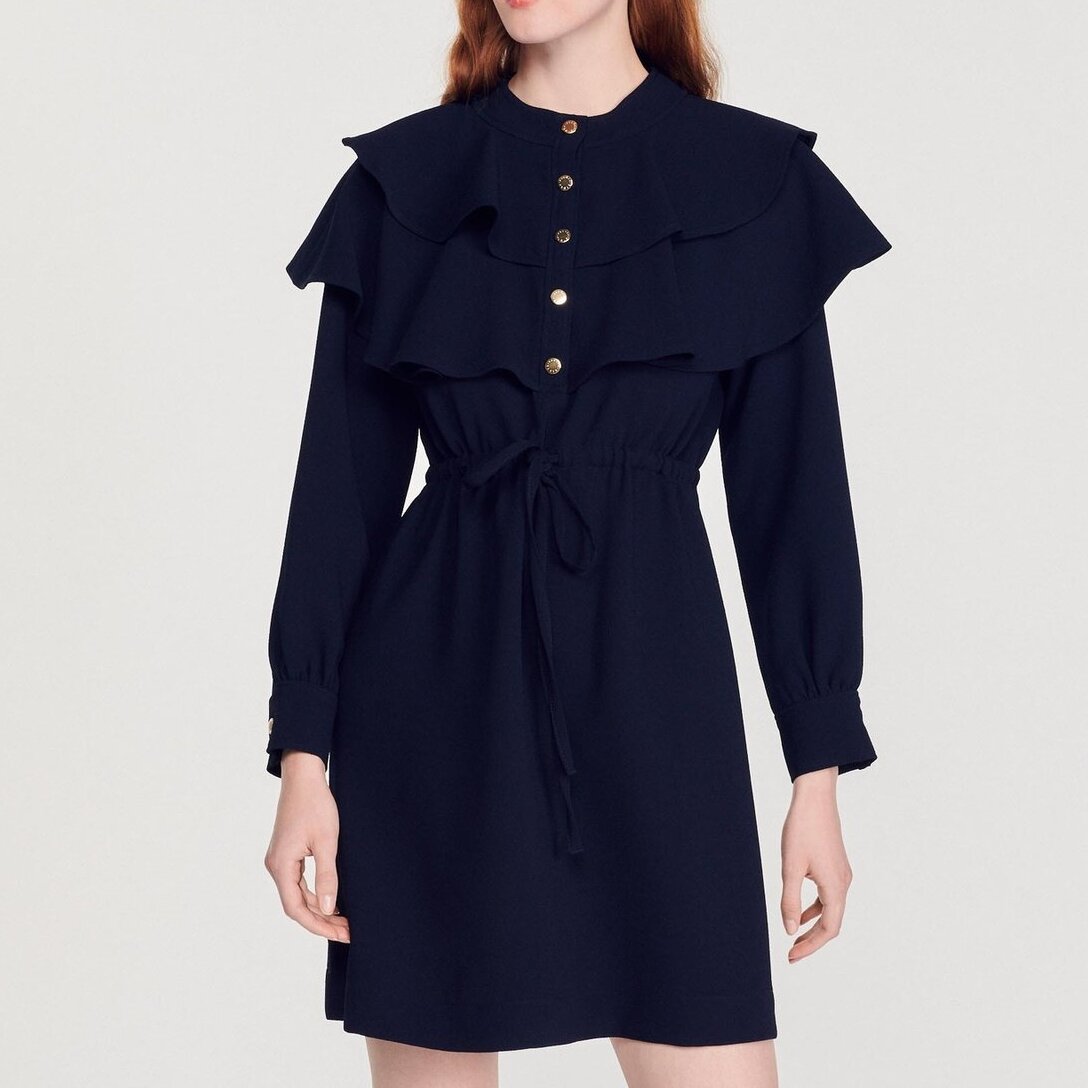 Robe avec volants oversize Sandro seconde main photo 2
