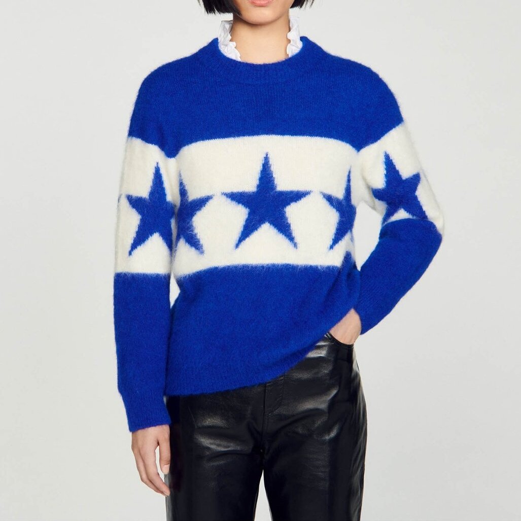 Pull Bleu Sandro seconde main photo 5
