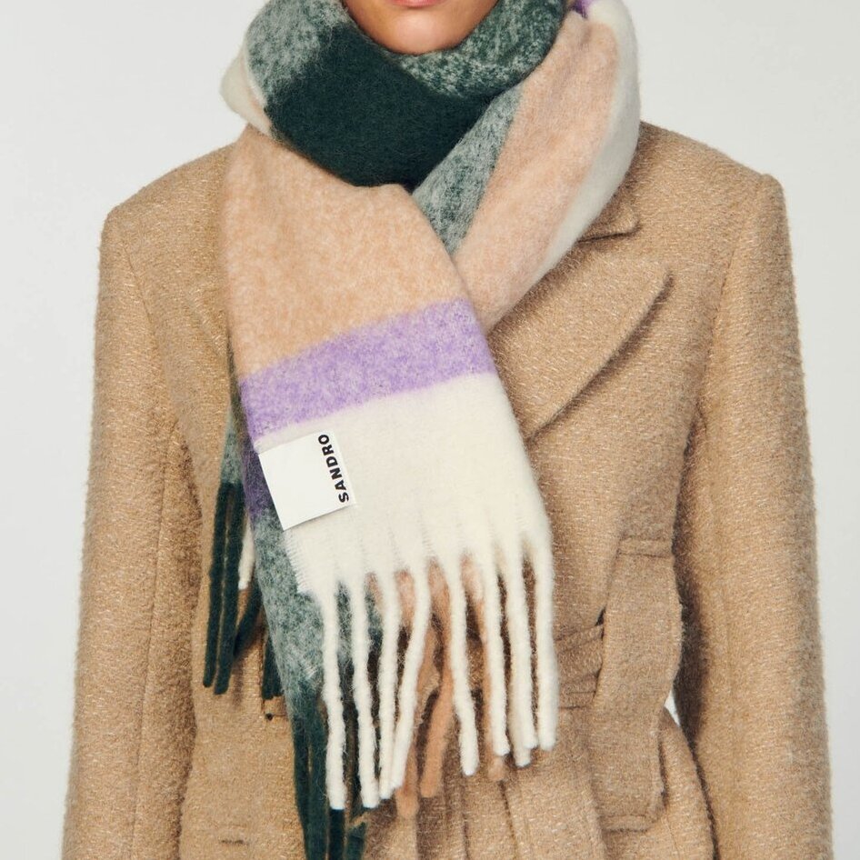 Manteau long bouclé Sandro seconde main photo 8