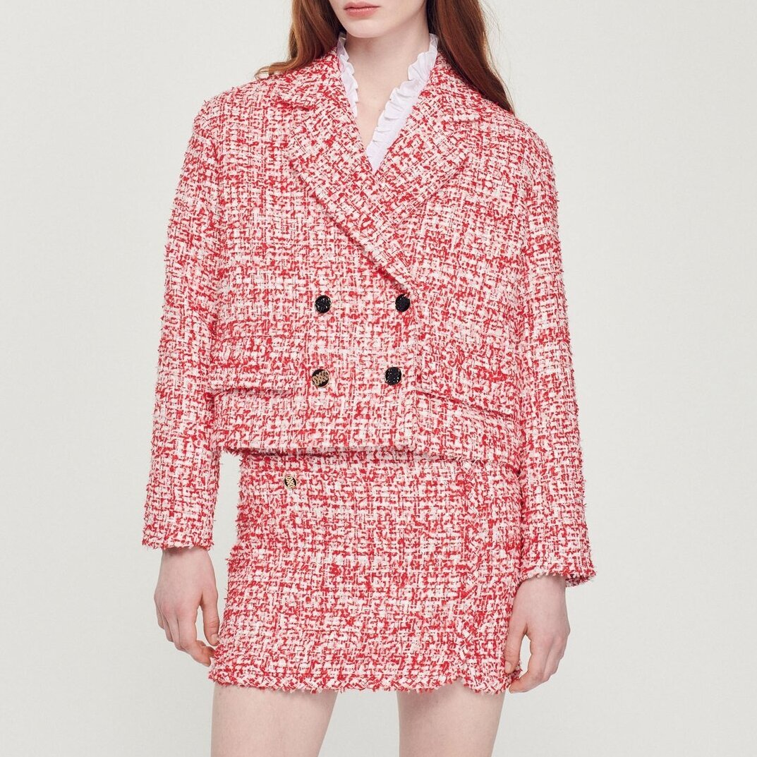 Cropped tweed Jacket Sandro second-hand photo 5