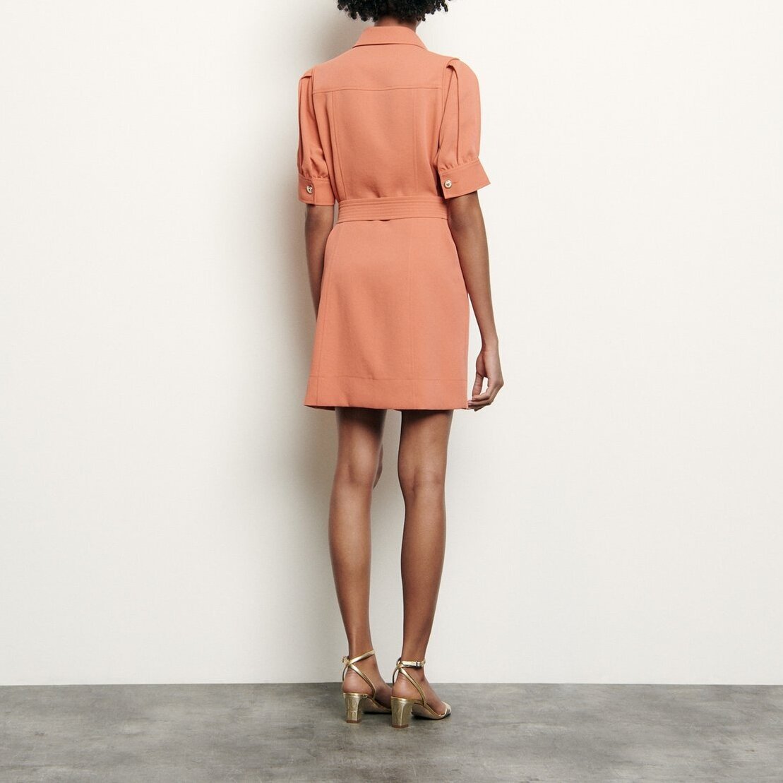 Shirt Dress with decorative buttons Sandro tweedehands photo 2