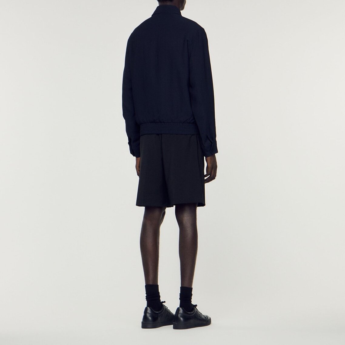 Blouson Noir Sandro seconde main photo 6