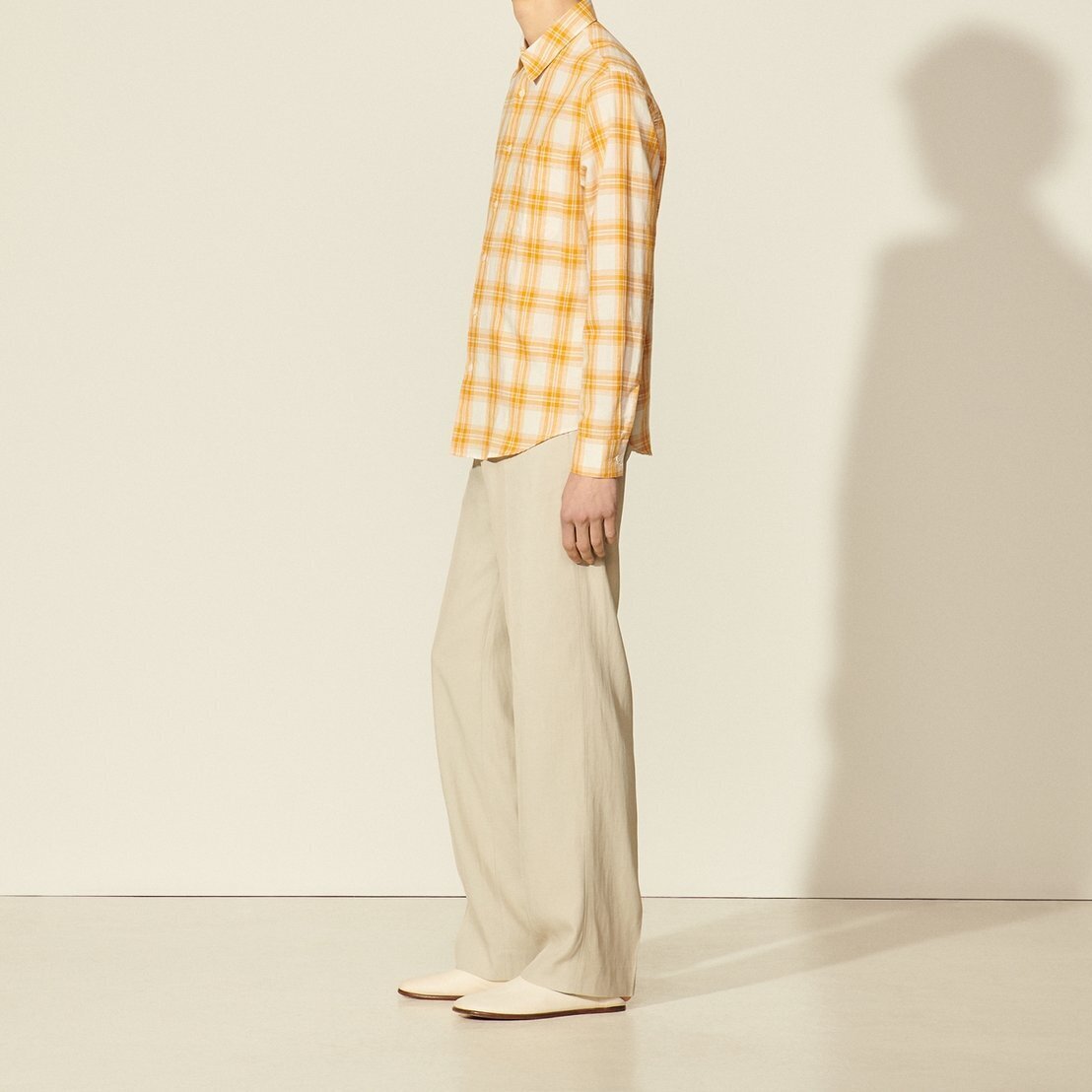 Checked cotton shirt Sandro second-hand photo 1