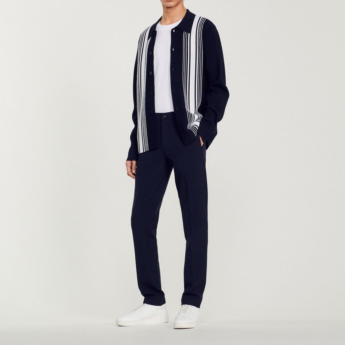 Straight-leg Trousers Sandro second-hand photo 2