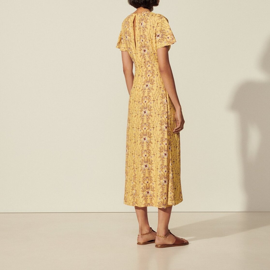 Long printed dress Sandro second-hand photo 1