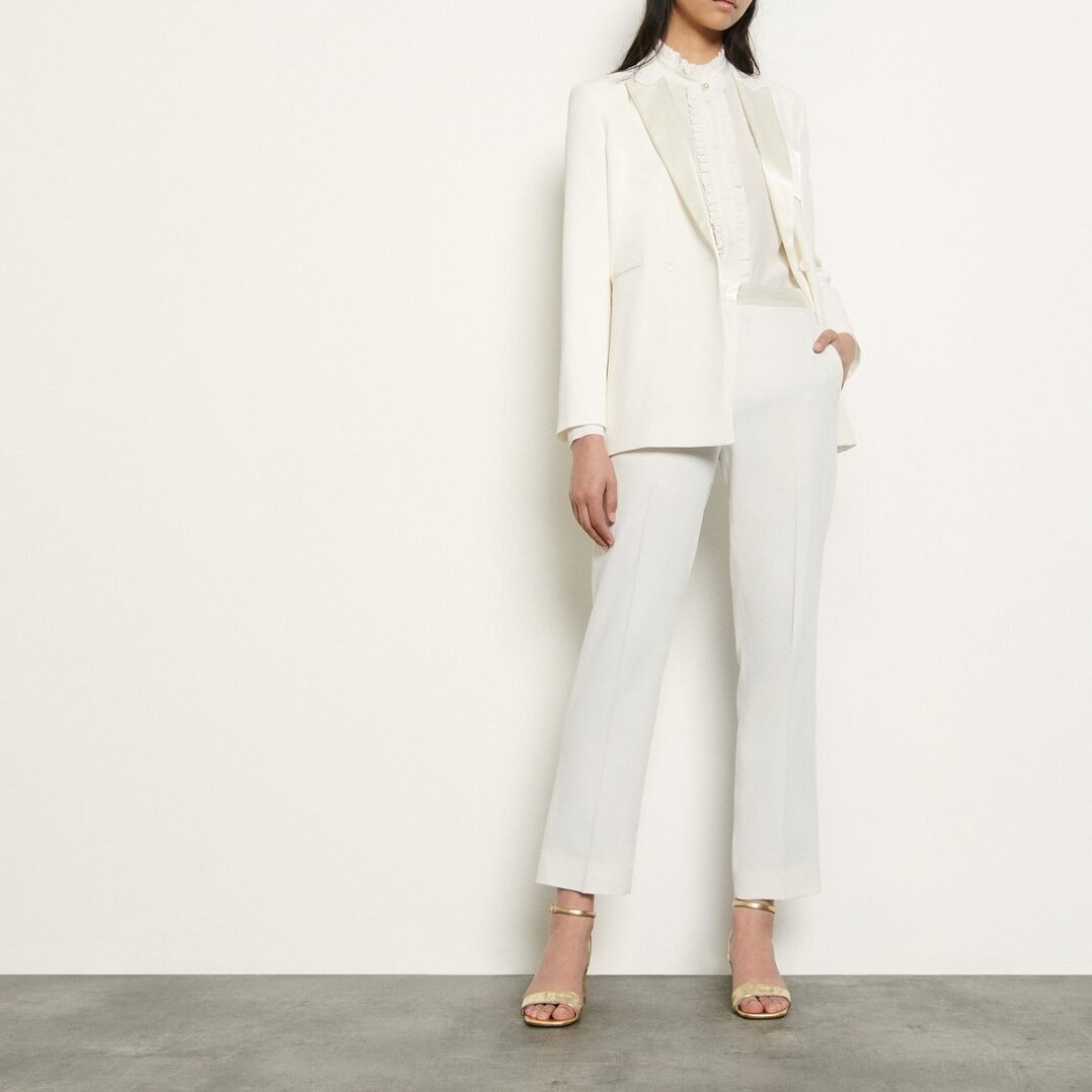 Lurex knit Top with puff sleeves Sandro tweedehands photo 1