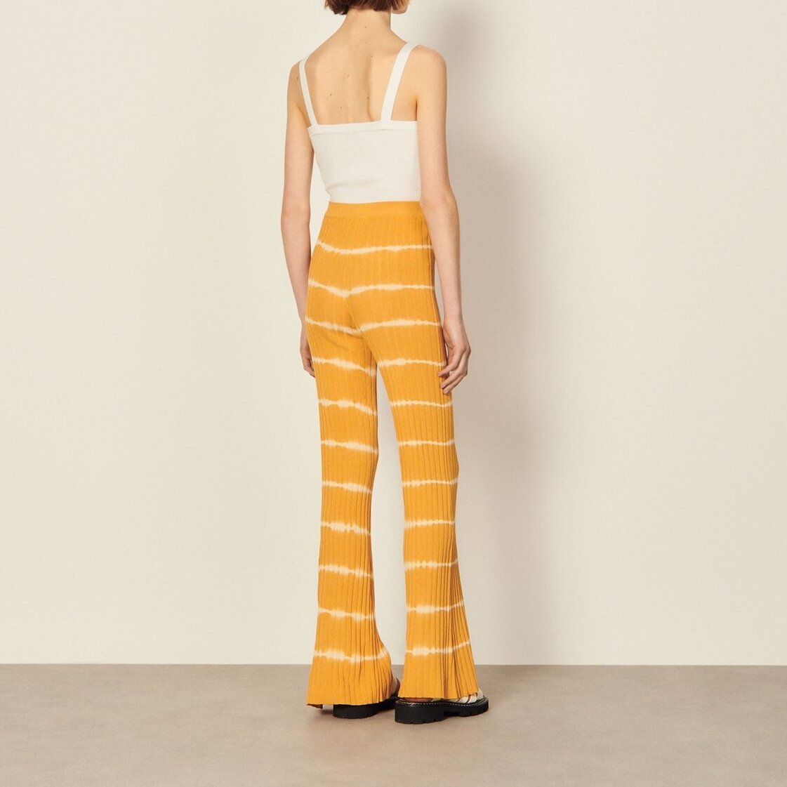 Pantalon tie and dye en Maille Sandro seconde main photo 3