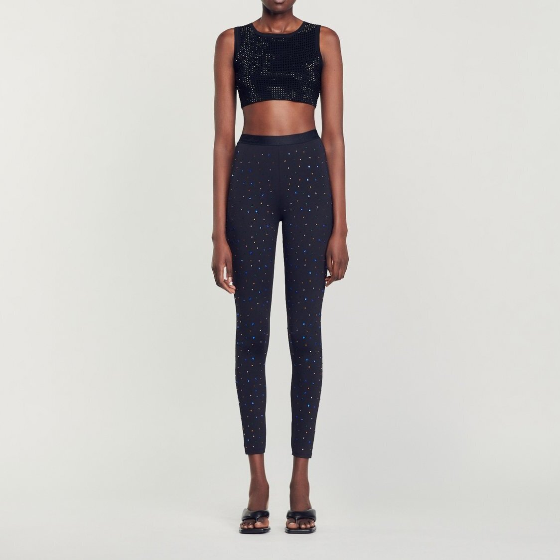 Legging orné de strass Sandro seconde main photo 3