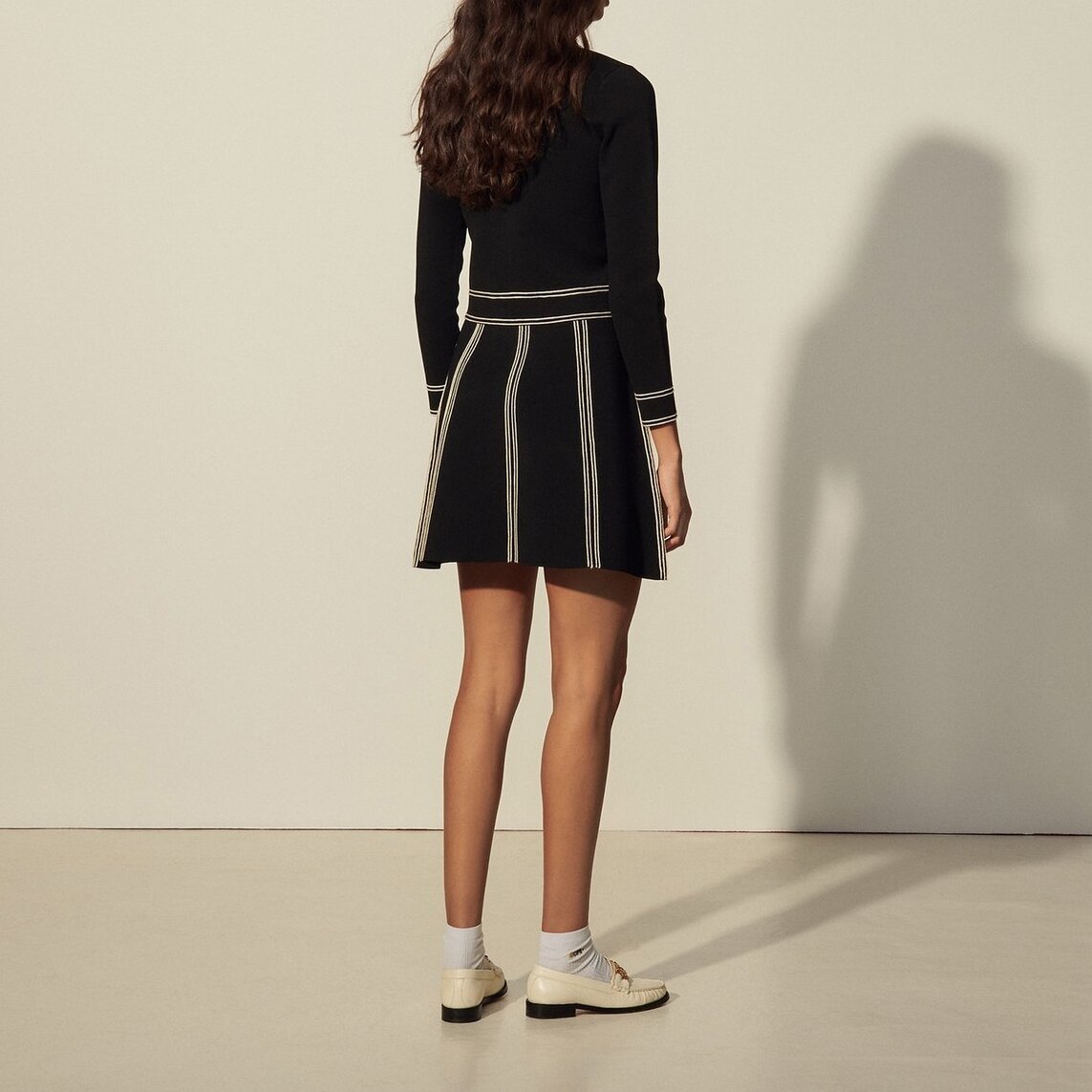 A-line knit skirt Sandro second-hand photo 2