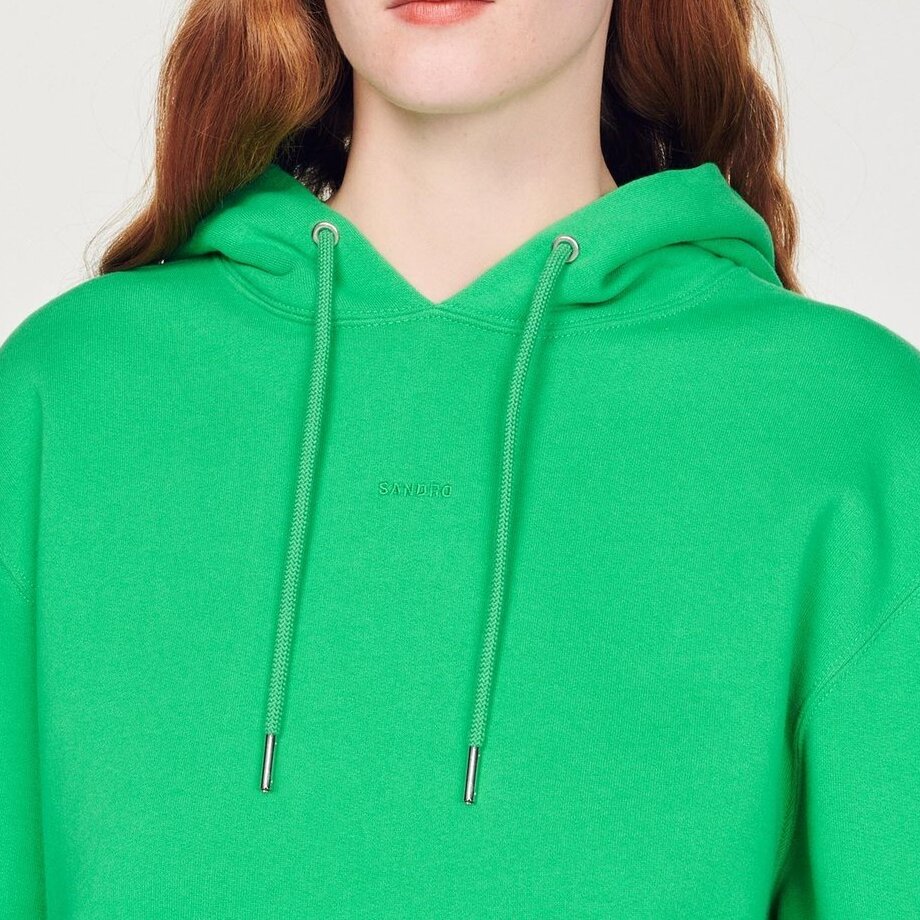 Geborduurde herenhoody van biokatoen Sandro tweedehands photo 3